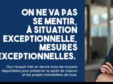 Votre agence reste en activité